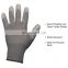 Finger Tip Coating Black Safety PU Palm Coated Safety Working Gloves for Builder