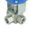 DKV 12v AC 1/2 inch DN15 High Pressure 3 Way T Type L Type Stainless Steel ss304 316 Electric Motorized Ball Valve