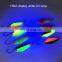 In stock UV double color 2.5g spoon Artificial  bait Trout Fishing Spinner lure