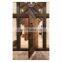 Antique design high quality timber entry pivot doors for house