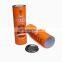 Carton paper potato chips snack container food storage tube packaging box with steel lid