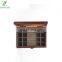 Vintage Clover Carved 4 Layer  Antique Wooden Jewelry Box Organizer Boxes