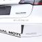 Customized 3d Abs Plastic Letter Car Sticker Emblem Nameplate Rear Tailgate Badge For Tesla