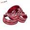 RED 3pcs Audio Air Conditioning Button Cover Decoration Twist Switch Ring Trim For  Jeep Wrangler JK