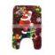 Christmas memory foam anti slip bath mat