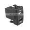 In-situ modification Smart dual USB modified car charger dual lamp QC3.0 fast charging car dedicated