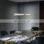 Modern Dining Room Chandelier Luxury Gold Pendant Lamp Nordic Long Strip Creative Hanging Lighting for Kitchen