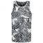 Cheap price factory sale polyester plain blank men's ribbed fitness tank top