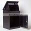 high quality black drop box parcel box large for package