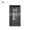 Simple Cast Forged iron Front Main Gate grey Color wrought iron Door grill Design