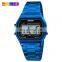 Skmei 1123 Gold Men Wristwatch Digital Luxury Men Watch Stainless Steel Waterproof Custom Logo