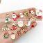 96Pcs Mix Size Alloy Metal Christmas Drop Oil Charms Gold Pendant For DIY Bracelet Necklace Jewelry Making