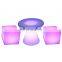 cube light 16 colors rechargeable led chair counter stool