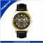 OEM&ODM Mechanical Watch with Stainless Steel Band or Genuine Leather Strap