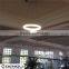 led mounted hanging pendant light adjustable led chandelier for hotel