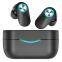 Breath Light Solar Charging True Wireless Tws Earbuds Earphone Headphone Handsfree Headset With Mic