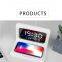 15w fast charging Detachable alarm clock calendar thermometer 5 in 1 portable magnetic wireless charger