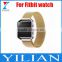 Facory price stainless steel link Bracelet Strap Milanese loop for Fitbit Blaze watchbands tracker Smart Fitness Watch band