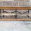 RE-1508 Italian narrow recycled wooden dining table