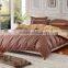 Comfortable cotton brown home bedding