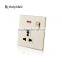 Best Selling UK Electric Power Supply 1 Gang 3 Pin 13A MF Switched Socket