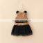 Whosale children dresses girl woolen winter dress baby girl tutu dress for 3-8Y