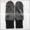 ladies wholesale winter sheepskin leather mitten gloves black