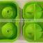 Factory supply 4 or 6 ball cube tray silicone mold,round shape silicone ice mold