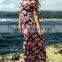 Girl flower one piece maxi dress