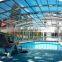 bronze color uv material flat panel led lighting for swimming pool cover