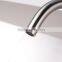 Brushed stainless steel single handle kitchen mixer tap