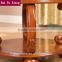 European vintage style handmade wood round corner phone table X-203