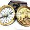 Nautical Brass Titanic Compass - Marine Gift With Leather Box 13530