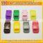 Yukai colorful 3/8" plastic side release buckle plastic bag strap buckle