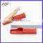 2015 High quality alligator clip with red PVC Insulator