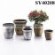 Plastic pots for sale round small hand painted flower pot