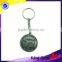 High Quality Easy to Pull Buckle Anti-silve Metal Key Chain for Souvenir