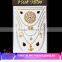 Summer hot body art temporary feature sticker tattoos