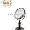 5X magnifying bronze decorative convex mirror