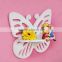 wood decorative wall butterfly shelf for home decor