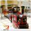 China kids games railtrain ride machine trackless road train for park