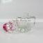 wholesale 50ml crystal glass perfume bottle with diamond cap                        
                                                Quality Choice