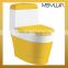 Floor Mounted one piece bathroom colored toilet M5826