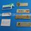 rubber soft pvc 3d logo customized name badges with safety pin back