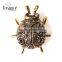 Latest model fashion 2015 new products Frog fashion rhinestone brooch vintage jewelry