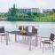 2016 simple-fashinable aluminum plastic slats chair