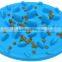 Non-toxic food grade Silicone Slow Dog Feed Bowl