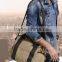 custom vintage big capacity canvas men's tote bag