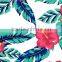2016 Fashionable Flower Printed Girls Bathers Fabric And Bathing Suit Fabric