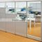 fashion nice design aluminium melamine steel frame modular workstation glass partition with pedestal